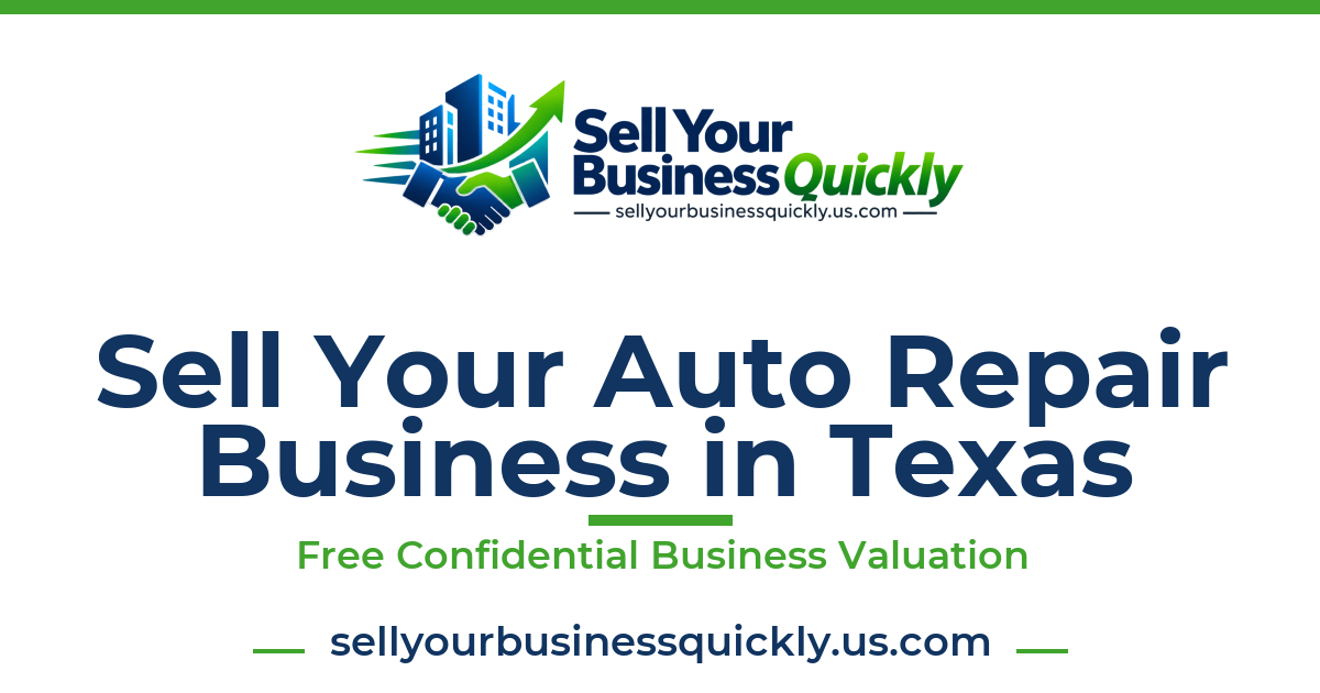 Sell Your Auto Repair Business in Texas
